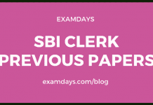 sbi clerk previous papers