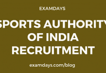 sports authority of india jobs