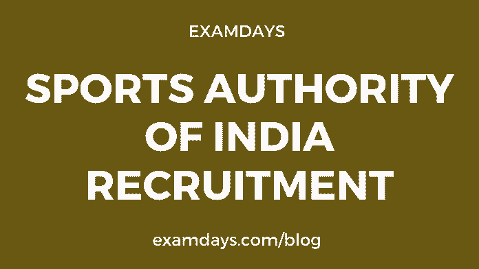 sports authority of india jobs