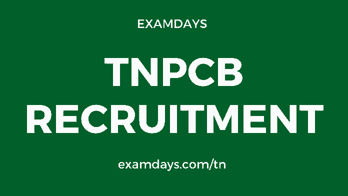 tnpcb recruitment 2020 apply online