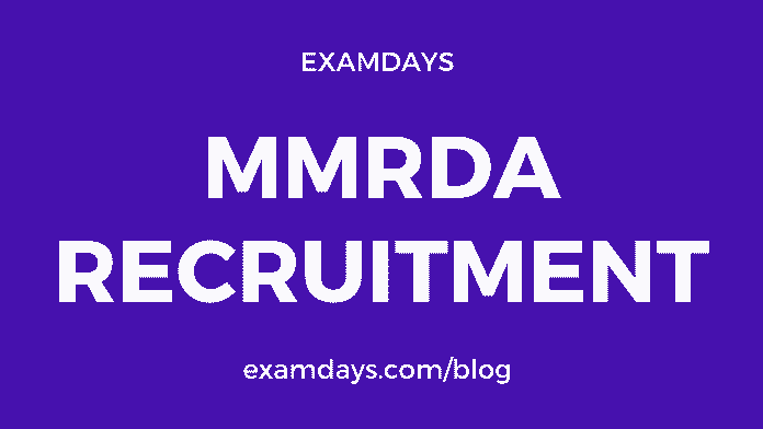 mmrda recruitment notification