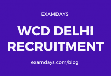 wcd delhi application form