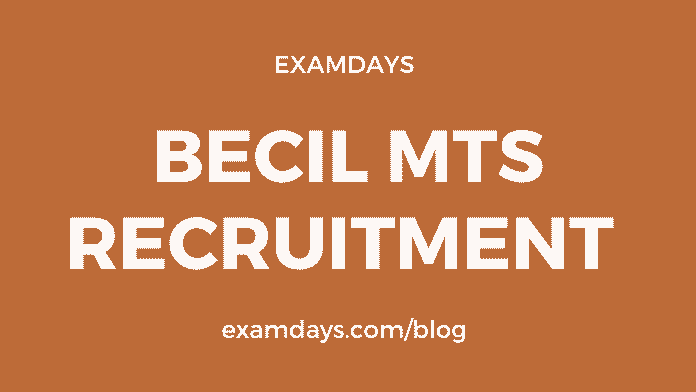 becil mts notification