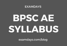 bpsc ae syllabus