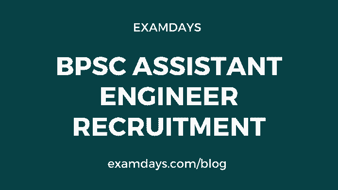 bpsc assistant engineer notification pdf