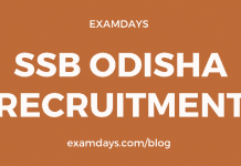 ssb odisha recruitment