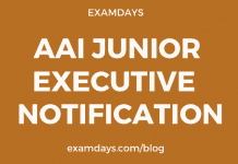 aai junior executive recruitment notification