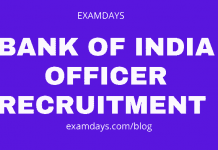 bank of india officer recruitment