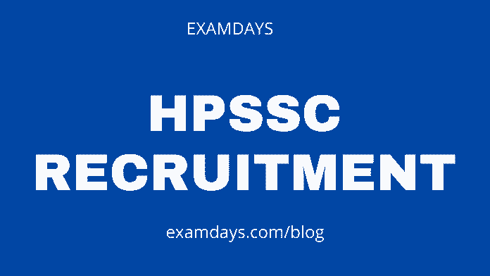 hpssc recruitment