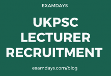 ukpsc lecturer recruitment