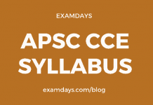 apsc cce syllabus