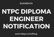 ntpc diploma engineer notification