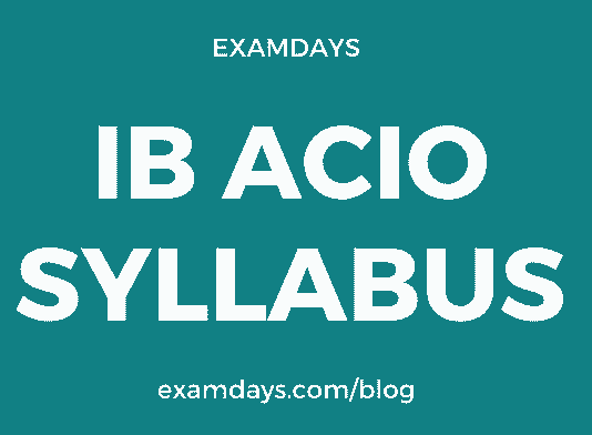 ib acio syllabus