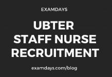 ubter staff nurse recruitment