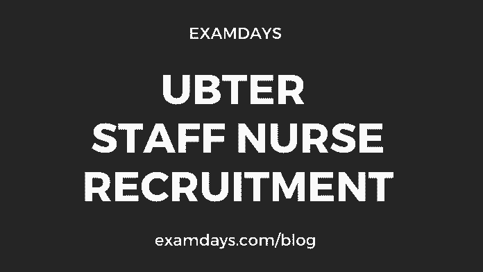 ubter staff nurse recruitment