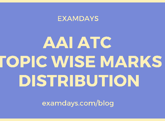 aai atc topic wise marks distribution