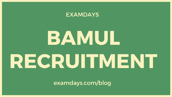 bamul recruitment