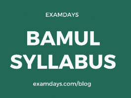 bamul syllabus