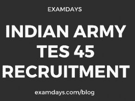 indian army tes 45 recruitment