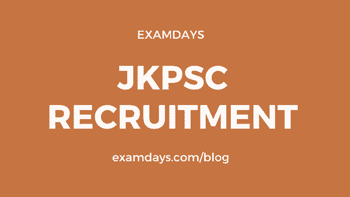 jkpsc recruitment