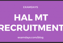 hal mt recruitment