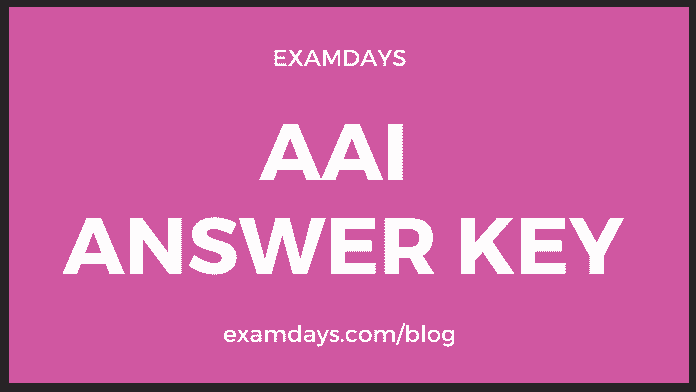 aai answer key