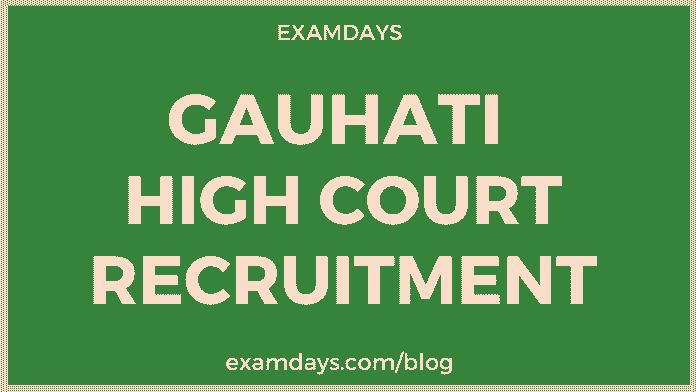 gauhati high court recruitment