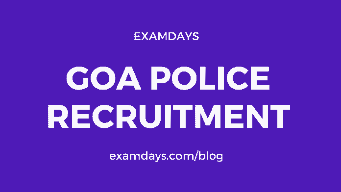 goa police recruitment