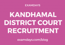 kandhamal district court recruitment
