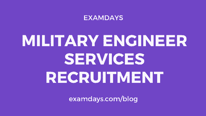 military engineer services recruitment