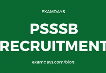 psssb recruitment