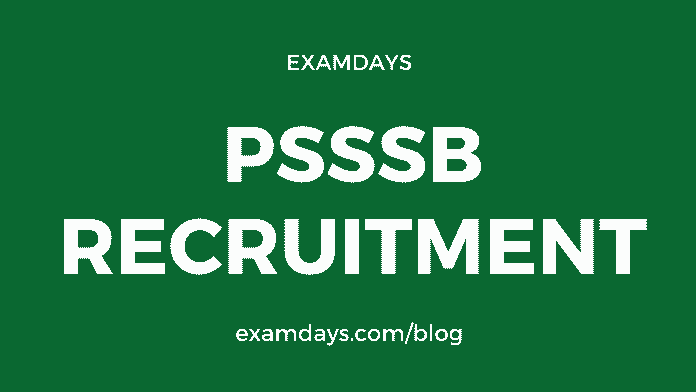psssb recruitment