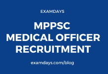 mppsc medical officer recruitment