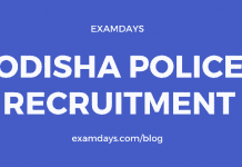 odisha police recruitment