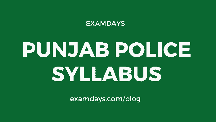 punjab-police-si-syllabus-2022-sub-inspector-exam-pattern