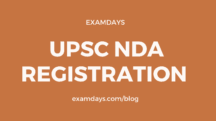 upsc nda registration
