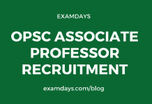 OPSC Associate Professor Recruitment