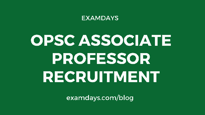 OPSC Associate Professor Recruitment