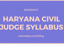 haryana civil judge syllabus