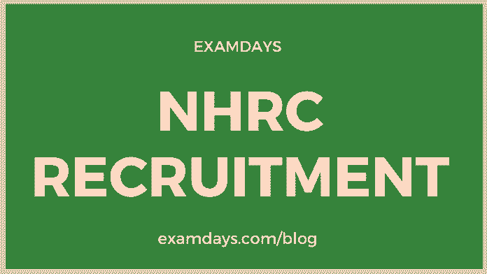 nhrc recruitment