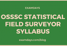 ossc statistical field surveyor syllabus