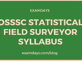 ossc statistical field surveyor syllabus