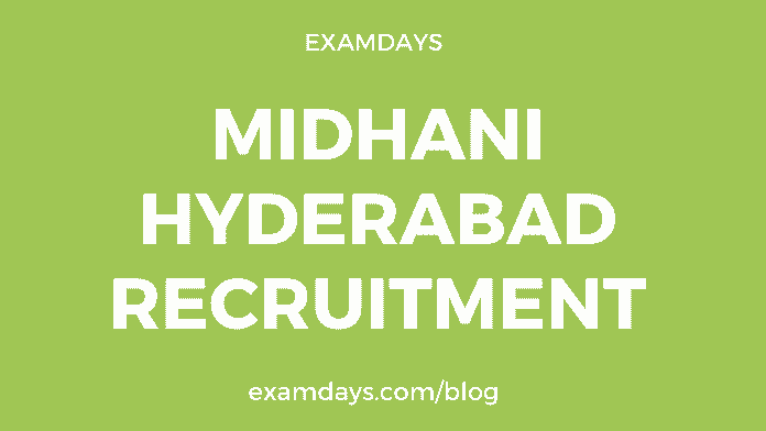 midhani hyderabad jobs
