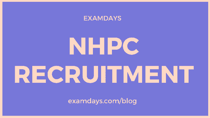 nhpc je recruitment