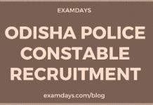 odisha police constable recruitment