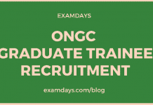ongc graduate trainee recruitment