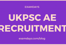ukpsc ae recruitment