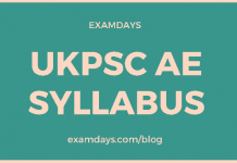 ukpsc ae syllabus