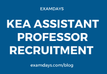 kea assistant professor recruitment