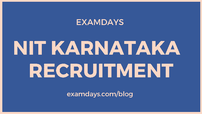 nit karnataka recruitment